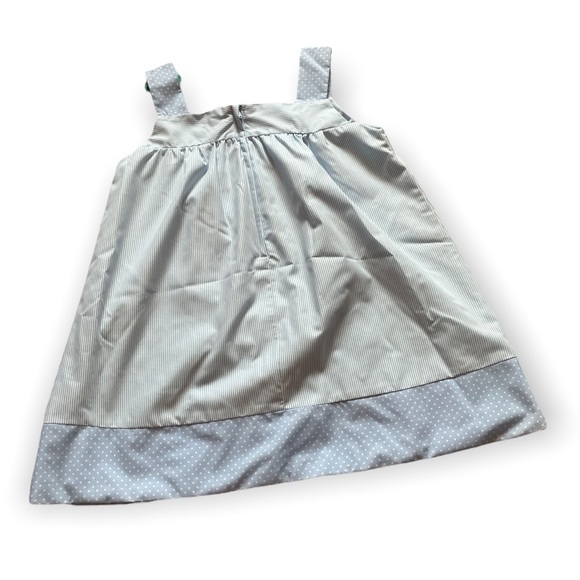 Vintage Toddler Girl Stripe Polka Dot Floral Dress Sikaffy Size 3T - Picture 5 of 7